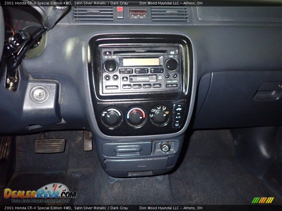2001 Honda CR-V Special Edition 4WD Satin Silver Metallic / Dark Gray Photo #22