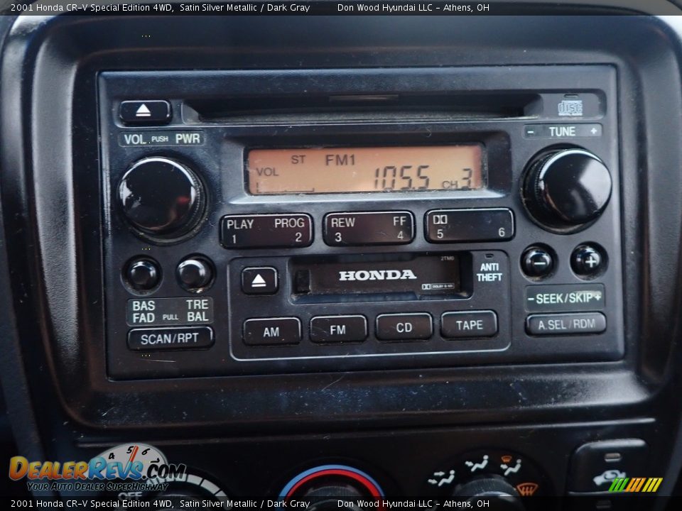 2001 Honda CR-V Special Edition 4WD Satin Silver Metallic / Dark Gray Photo #23