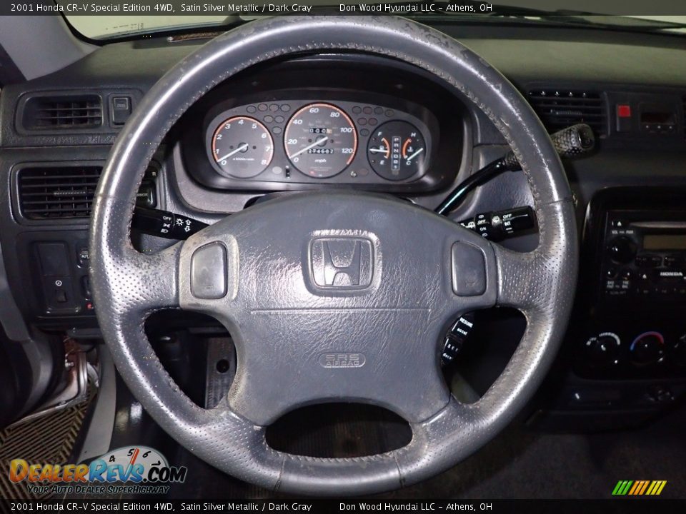 2001 Honda CR-V Special Edition 4WD Satin Silver Metallic / Dark Gray Photo #24