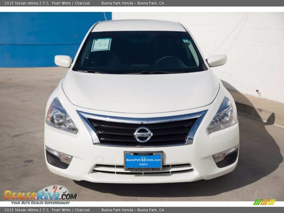 2015 Nissan Altima 2.5 S Pearl White / Charcoal Photo #7