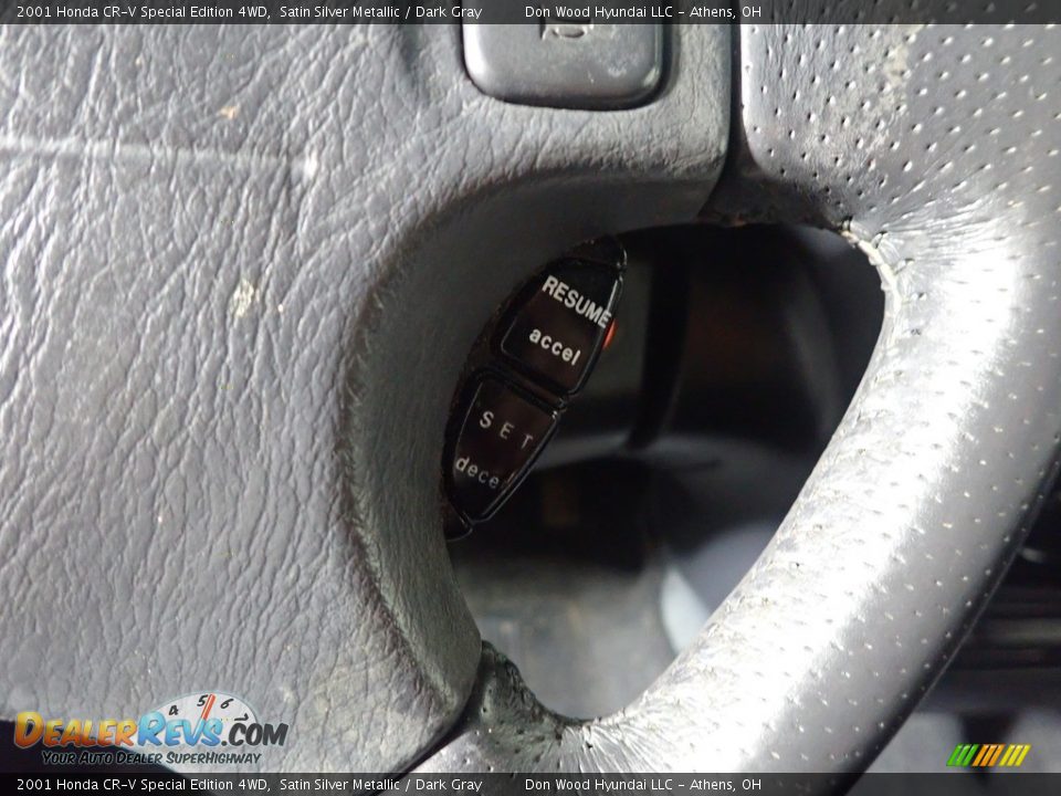 2001 Honda CR-V Special Edition 4WD Satin Silver Metallic / Dark Gray Photo #26