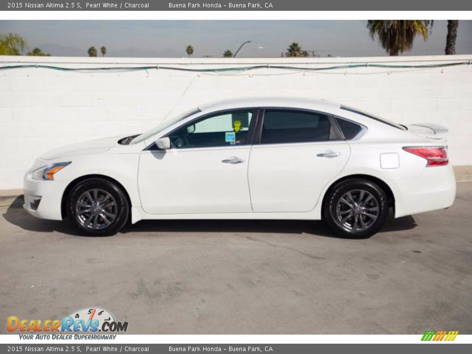 2015 Nissan Altima 2.5 S Pearl White / Charcoal Photo #8