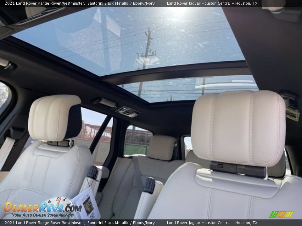 2021 Land Rover Range Rover Westminster Santorini Black Metallic / Ebony/Ivory Photo #33