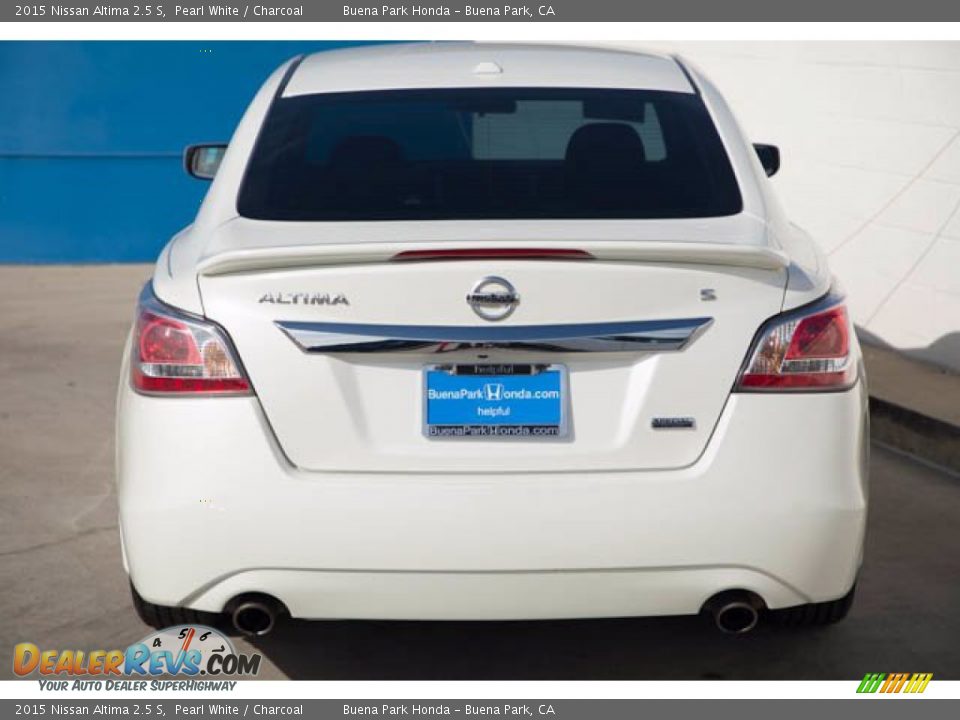 2015 Nissan Altima 2.5 S Pearl White / Charcoal Photo #9