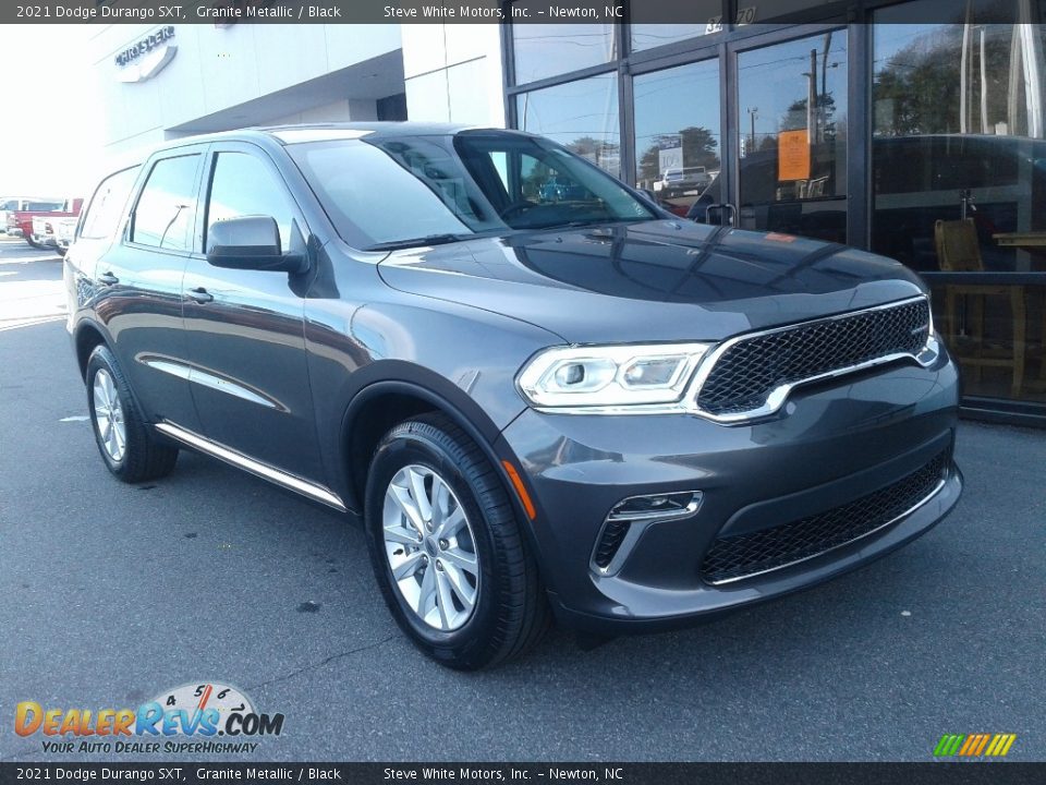 2021 Dodge Durango SXT Granite Metallic / Black Photo #3