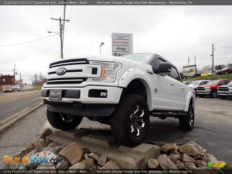 2019 Ford F150 XLT SuperCrew 4x4 Oxford White / Black Photo #1