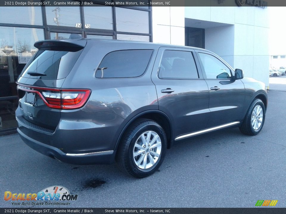 2021 Dodge Durango SXT Granite Metallic / Black Photo #6