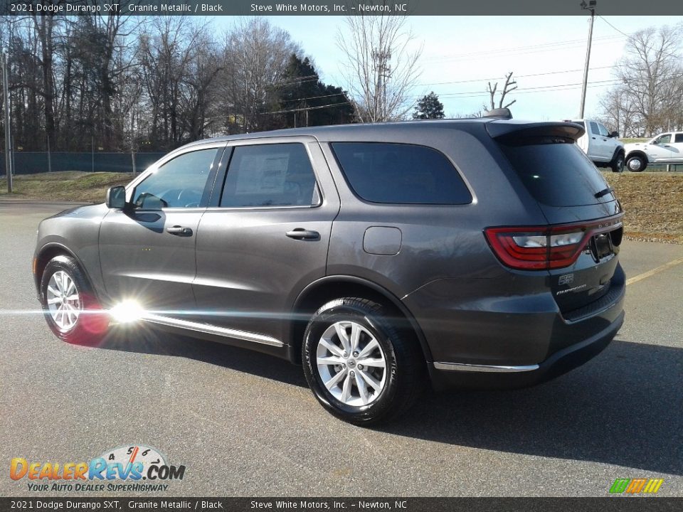 2021 Dodge Durango SXT Granite Metallic / Black Photo #8