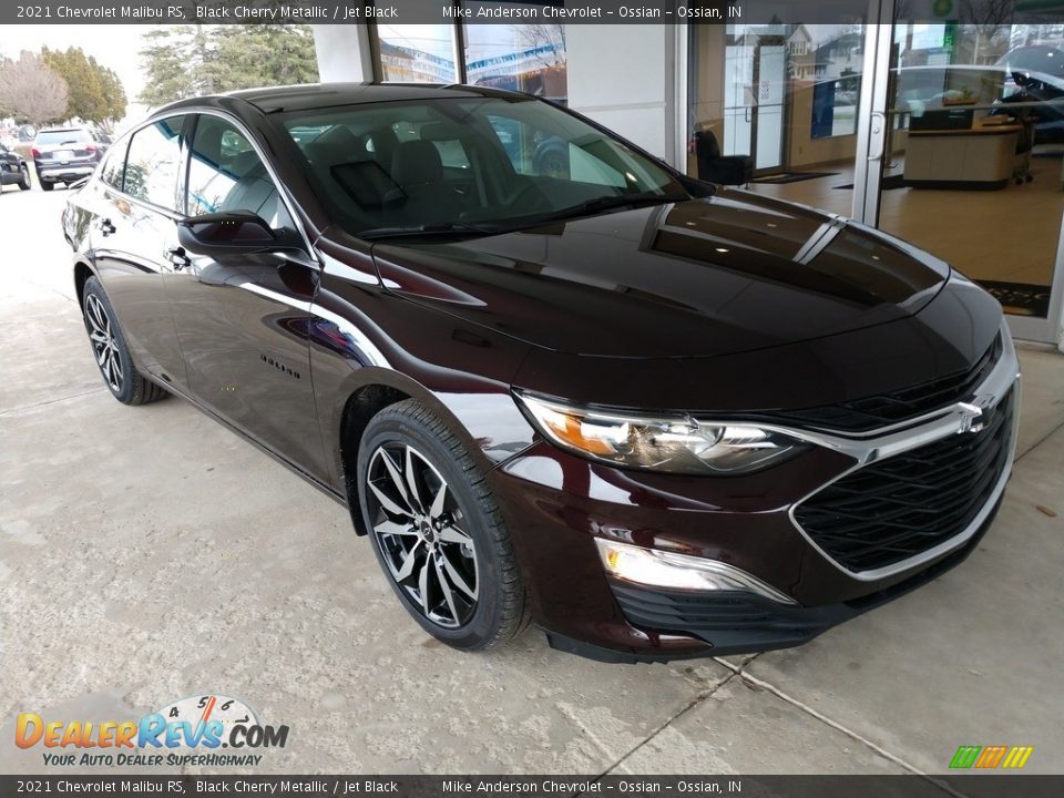 2021 Chevrolet Malibu RS Black Cherry Metallic / Jet Black Photo #2