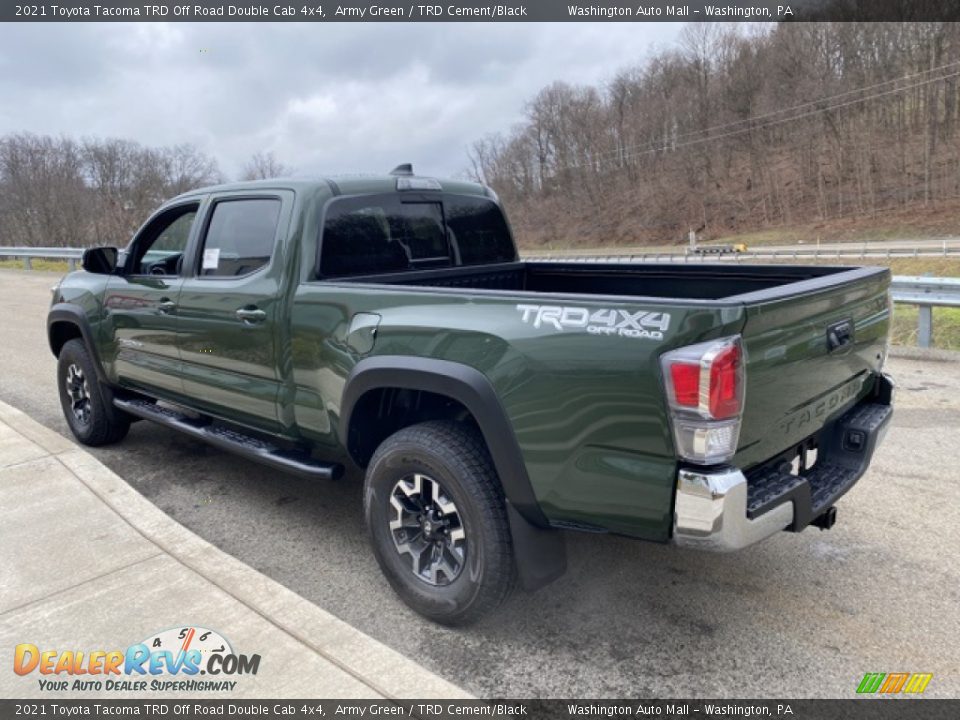 2021 Toyota Tacoma TRD Off Road Double Cab 4x4 Army Green / TRD Cement/Black Photo #2