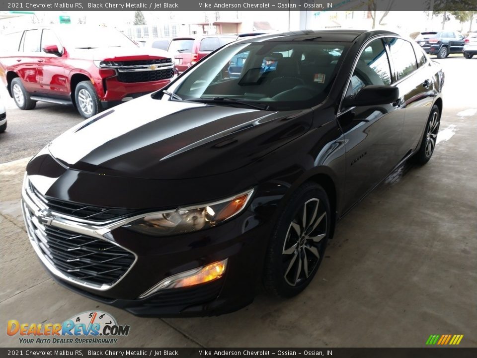 2021 Chevrolet Malibu RS Black Cherry Metallic / Jet Black Photo #8