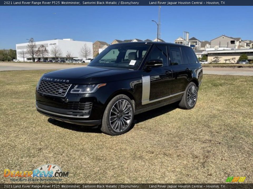 2021 Land Rover Range Rover P525 Westminster Santorini Black Metallic / Ebony/Ivory Photo #1