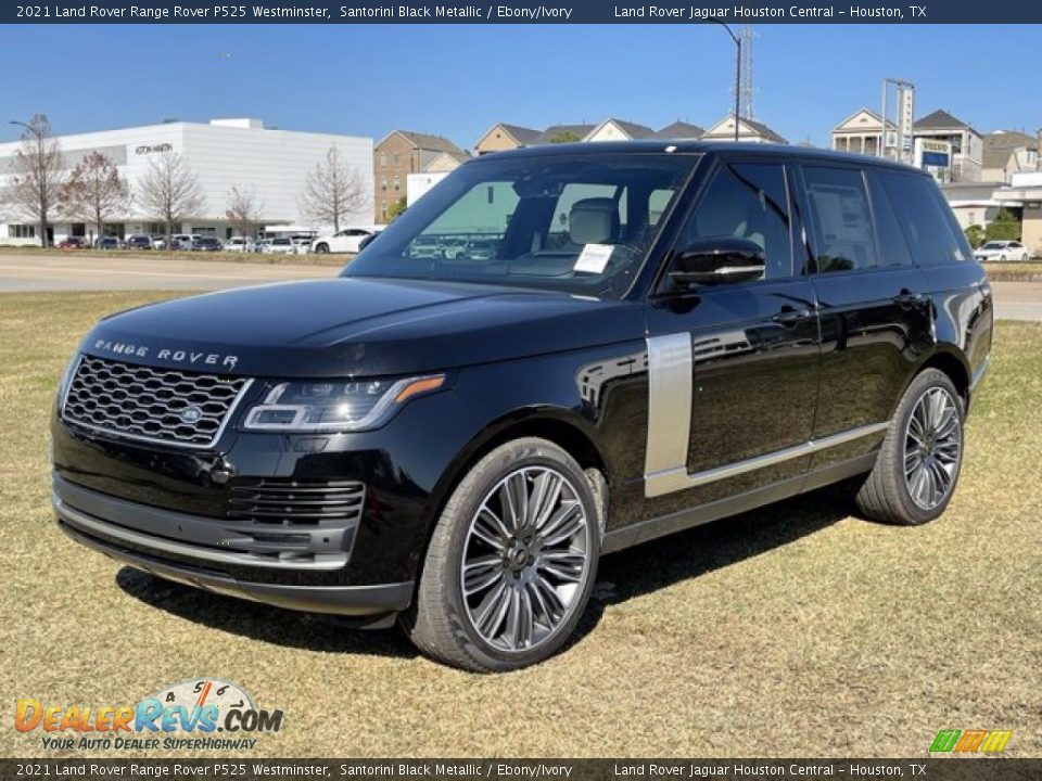 2021 Land Rover Range Rover P525 Westminster Santorini Black Metallic / Ebony/Ivory Photo #2