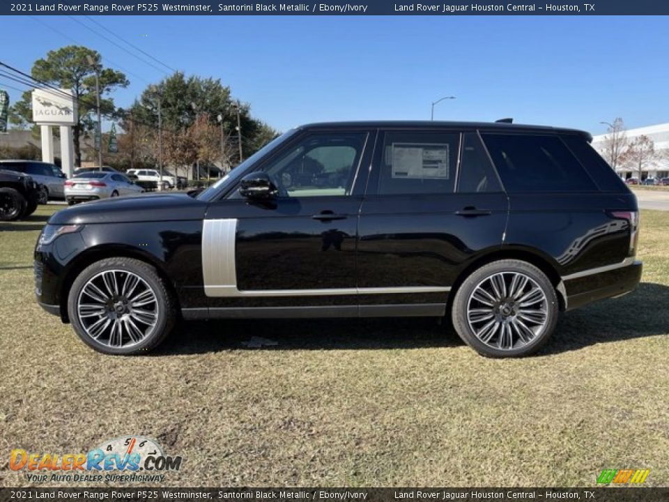 2021 Land Rover Range Rover P525 Westminster Santorini Black Metallic / Ebony/Ivory Photo #7