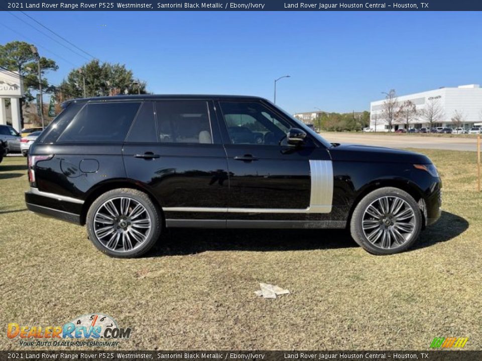 2021 Land Rover Range Rover P525 Westminster Santorini Black Metallic / Ebony/Ivory Photo #8