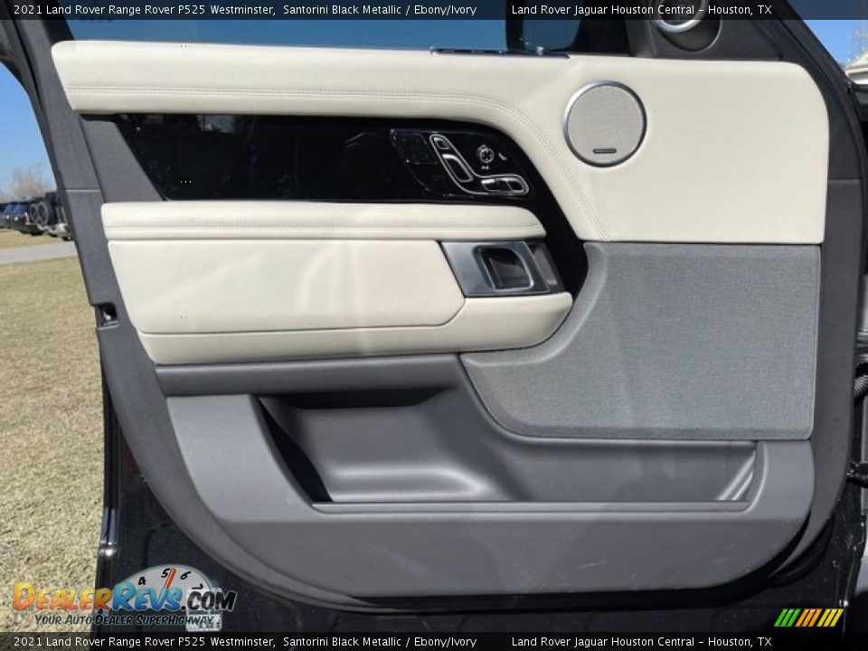 2021 Land Rover Range Rover P525 Westminster Santorini Black Metallic / Ebony/Ivory Photo #13