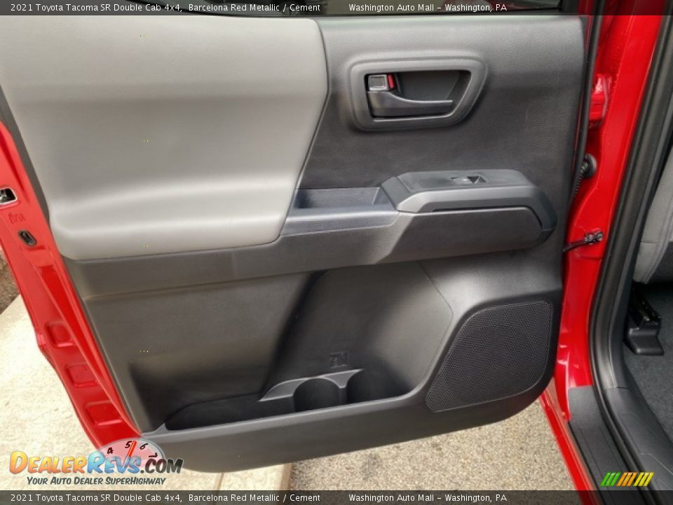 Door Panel of 2021 Toyota Tacoma SR Double Cab 4x4 Photo #25