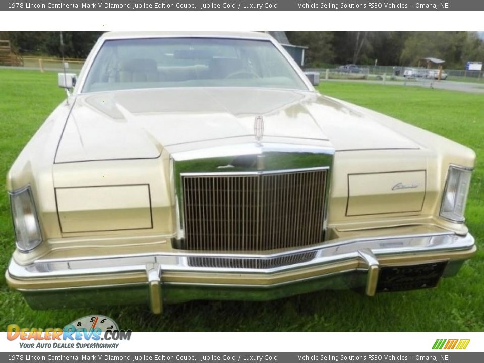 1978 Lincoln Continental Mark V Diamond Jubilee Edition Coupe Jubilee Gold / Luxury Gold Photo #14