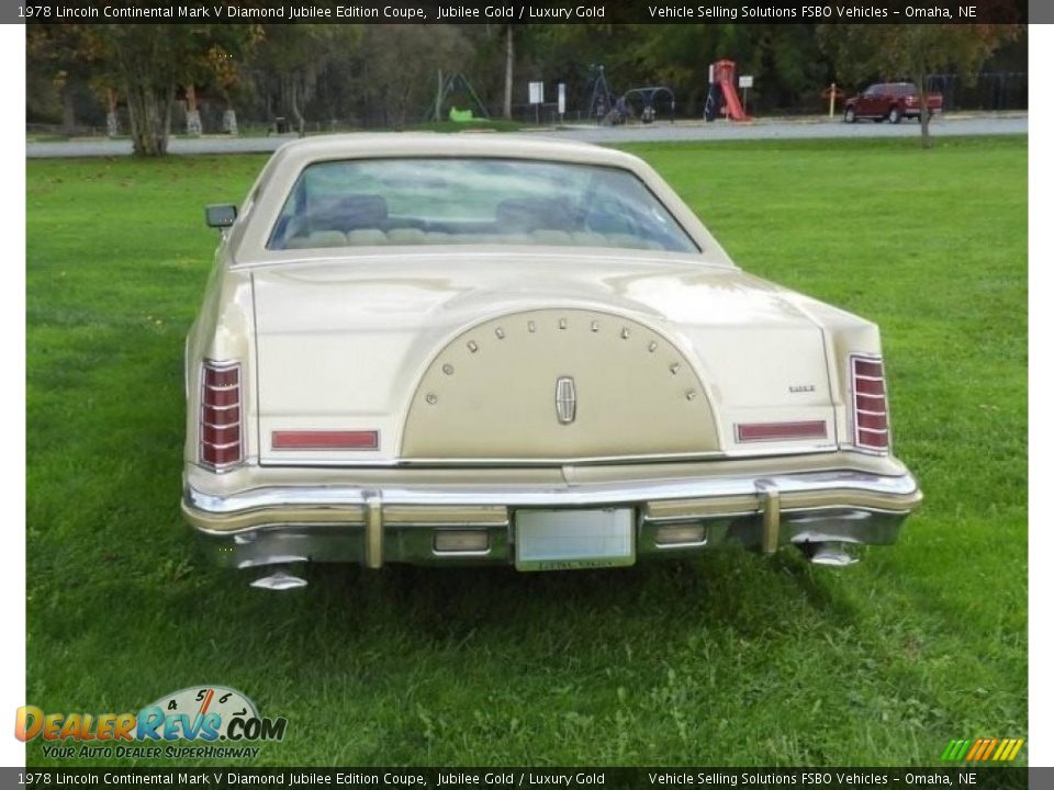 1978 Lincoln Continental Mark V Diamond Jubilee Edition Coupe Jubilee Gold / Luxury Gold Photo #20