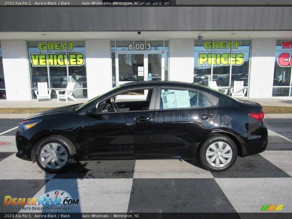 2020 Kia Rio S Aurora Black / Black Photo #1