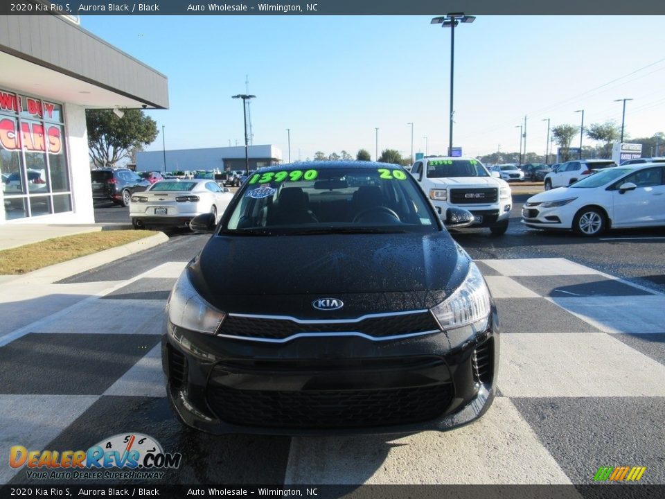 2020 Kia Rio S Aurora Black / Black Photo #2