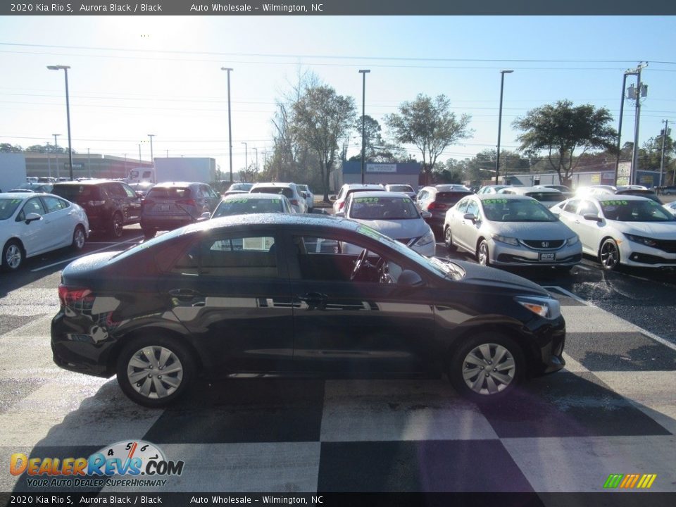 2020 Kia Rio S Aurora Black / Black Photo #3