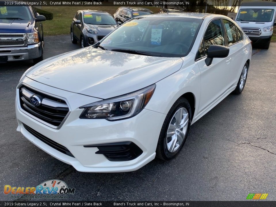 2019 Subaru Legacy 2.5i Crystal White Pearl / Slate Black Photo #2