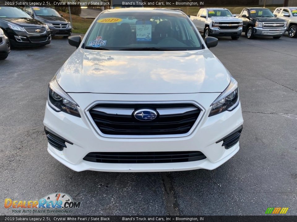 2019 Subaru Legacy 2.5i Crystal White Pearl / Slate Black Photo #3