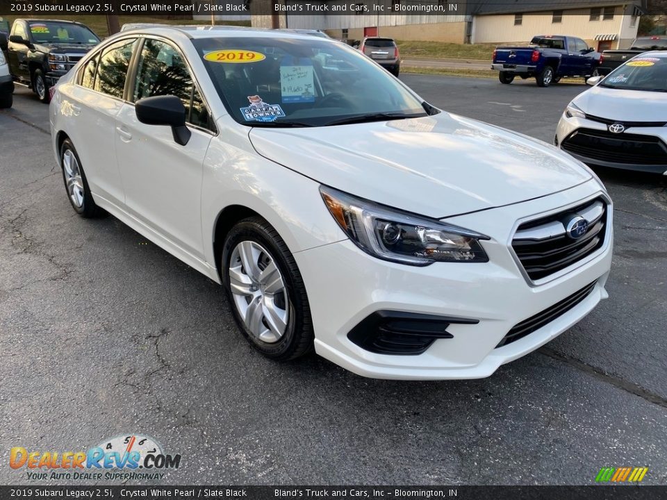 2019 Subaru Legacy 2.5i Crystal White Pearl / Slate Black Photo #4