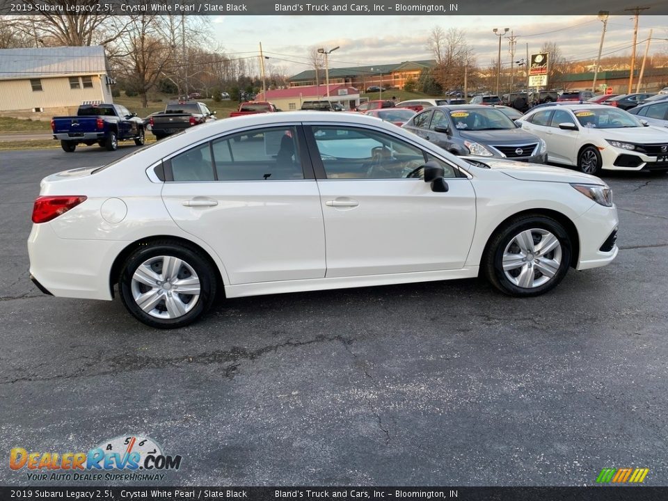 2019 Subaru Legacy 2.5i Crystal White Pearl / Slate Black Photo #5