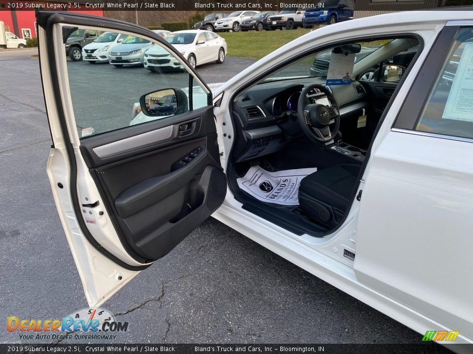 2019 Subaru Legacy 2.5i Crystal White Pearl / Slate Black Photo #11