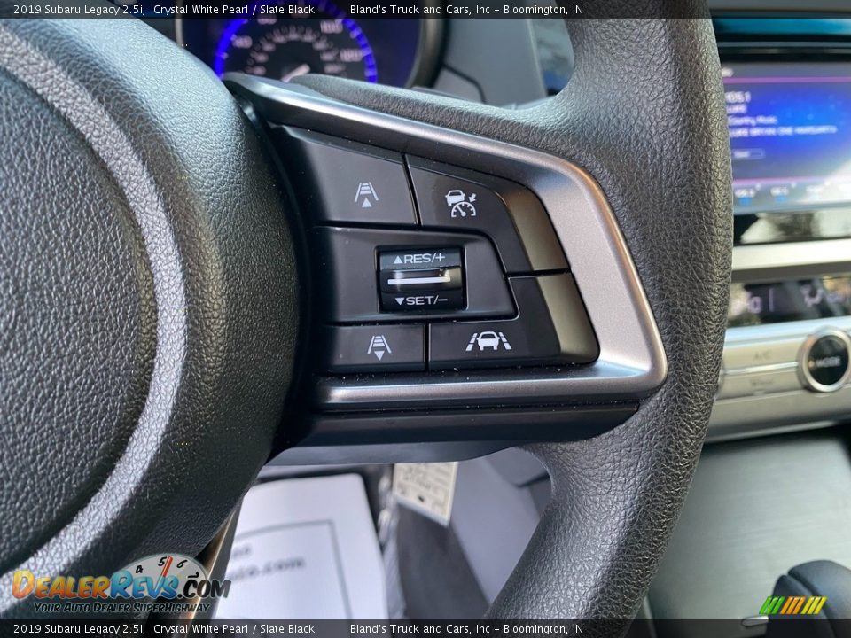 2019 Subaru Legacy 2.5i Crystal White Pearl / Slate Black Photo #18