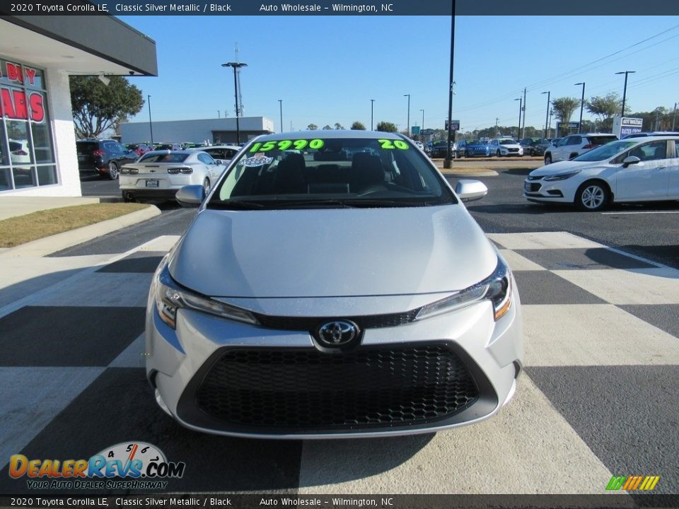 2020 Toyota Corolla LE Classic Silver Metallic / Black Photo #2