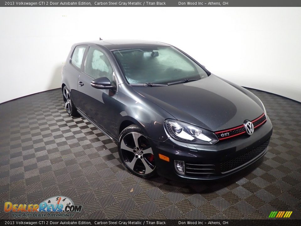 2013 Volkswagen GTI 2 Door Autobahn Edition Carbon Steel Gray Metallic / Titan Black Photo #3