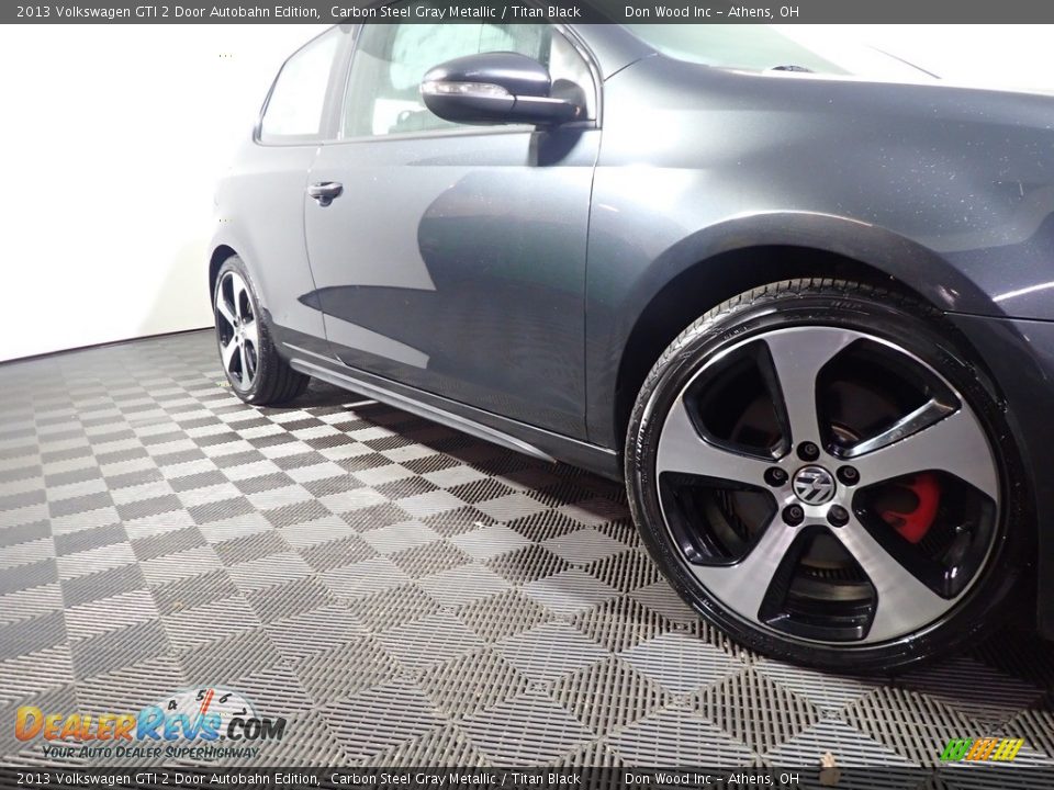 2013 Volkswagen GTI 2 Door Autobahn Edition Carbon Steel Gray Metallic / Titan Black Photo #4
