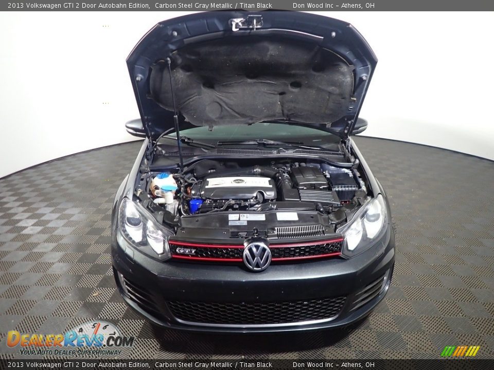 2013 Volkswagen GTI 2 Door Autobahn Edition Carbon Steel Gray Metallic / Titan Black Photo #6