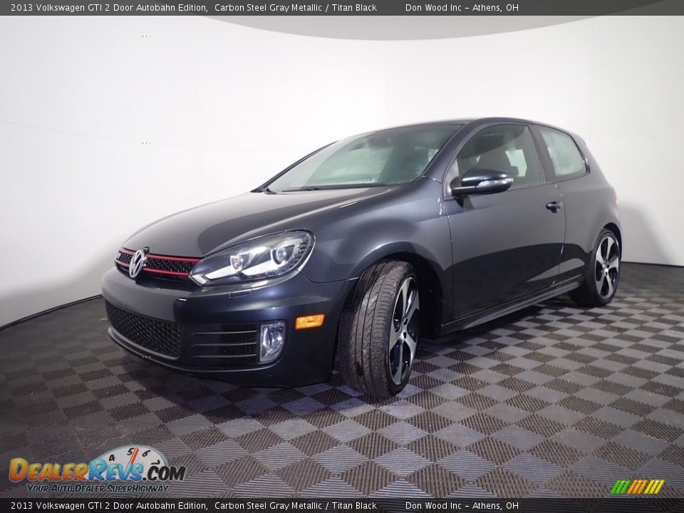 2013 Volkswagen GTI 2 Door Autobahn Edition Carbon Steel Gray Metallic / Titan Black Photo #8