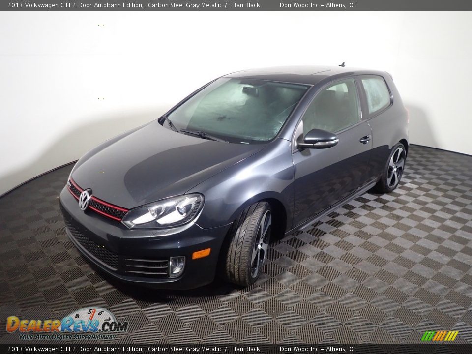 2013 Volkswagen GTI 2 Door Autobahn Edition Carbon Steel Gray Metallic / Titan Black Photo #9