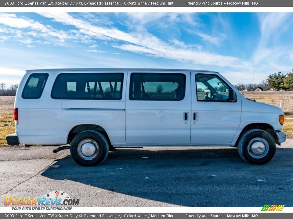 2003 Ford E Series Van E350 Super Duty XL Extended Passenger Oxford White / Medium Flint Photo #3