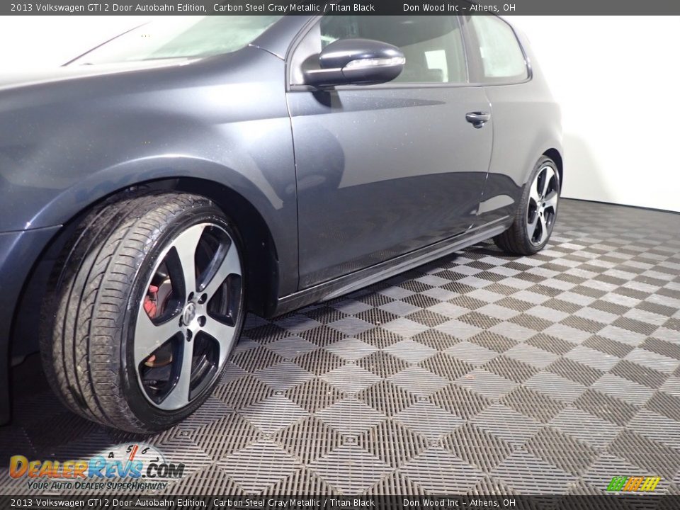 2013 Volkswagen GTI 2 Door Autobahn Edition Carbon Steel Gray Metallic / Titan Black Photo #10