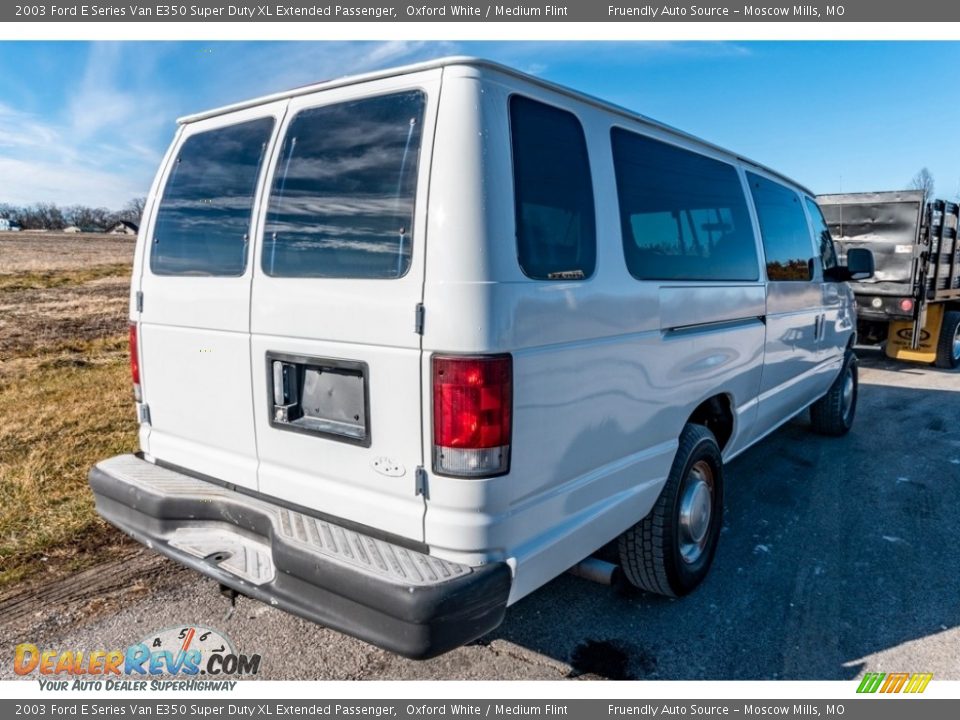 2003 Ford E Series Van E350 Super Duty XL Extended Passenger Oxford White / Medium Flint Photo #4