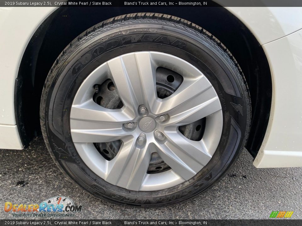 2019 Subaru Legacy 2.5i Crystal White Pearl / Slate Black Photo #36