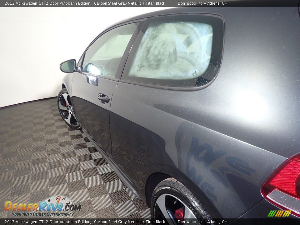 2013 Volkswagen GTI 2 Door Autobahn Edition Carbon Steel Gray Metallic / Titan Black Photo #18