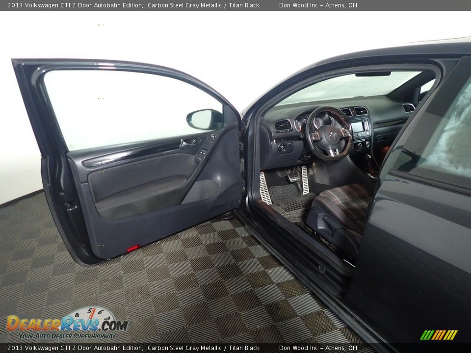 2013 Volkswagen GTI 2 Door Autobahn Edition Carbon Steel Gray Metallic / Titan Black Photo #20
