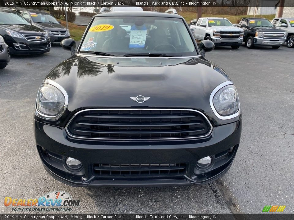 2019 Mini Countryman Cooper All4 Midnight Black / Carbon Black Photo #3