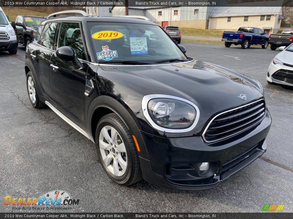 2019 Mini Countryman Cooper All4 Midnight Black / Carbon Black Photo #4