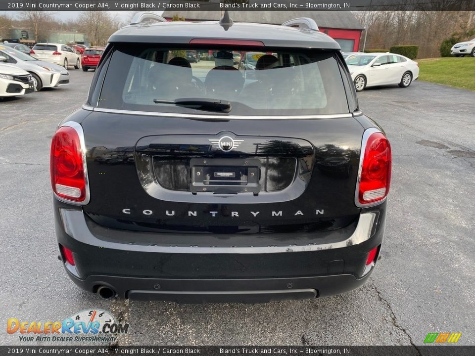 2019 Mini Countryman Cooper All4 Midnight Black / Carbon Black Photo #7