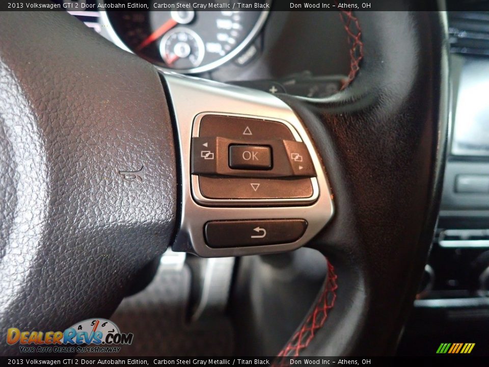2013 Volkswagen GTI 2 Door Autobahn Edition Carbon Steel Gray Metallic / Titan Black Photo #29