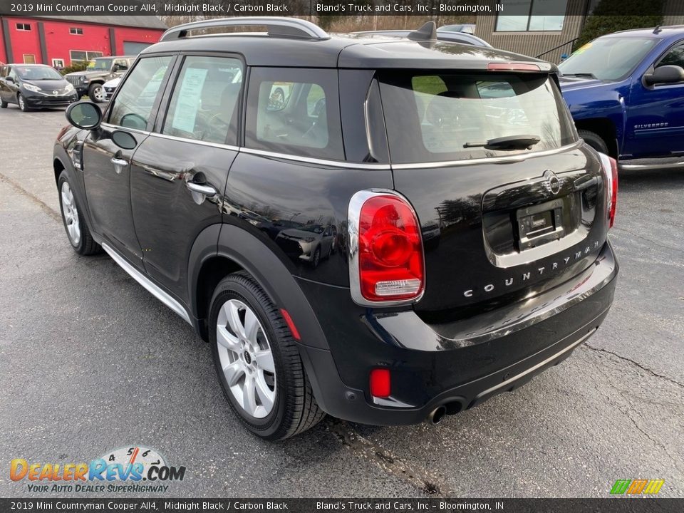 2019 Mini Countryman Cooper All4 Midnight Black / Carbon Black Photo #8