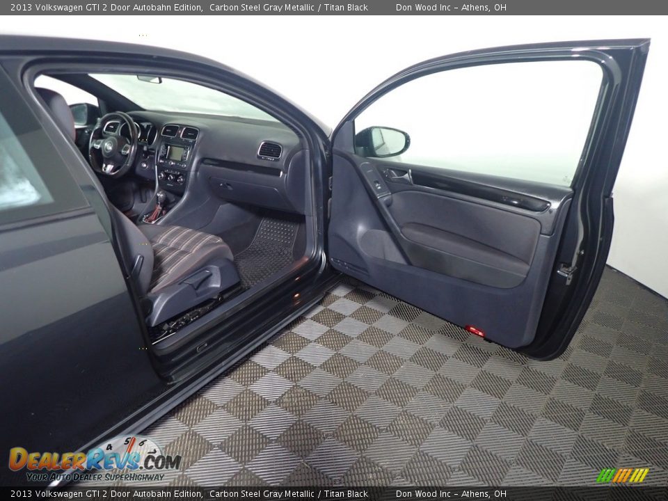 2013 Volkswagen GTI 2 Door Autobahn Edition Carbon Steel Gray Metallic / Titan Black Photo #34
